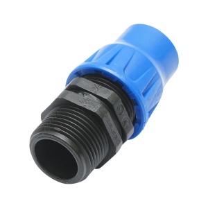 Mufa imbinare tub picurare cu filet exterior D20mmx3/4 toll, pentru sisteme de irigatii, Cod: DISLV07, Brand: Poelsan - Img 2