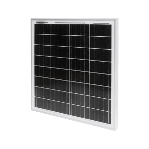 Panou solar 30W fotovoltaic monocristalin cu cablu de conectare 90cm si tensiune maxima 18V 420x405x25mm, Cod: 87TH423, Brand: THOR - Img 2
