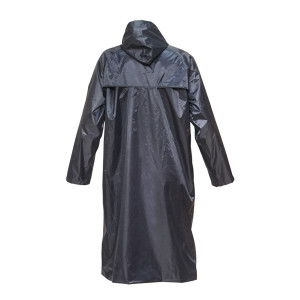 Pelerina cu gluga impermeabila XL din poliester cu membrana PVC fante de aerisire, 2 buzunare si fermoar navy blue, Cod: BK77397, Germany - Img 3
