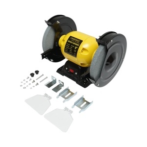 Polizor de banc 400W, 220V disc abraziv 200x20x16mm, viteza rotatie 2950rpm Crownman, CROWN, DISEH16 - Img 2
