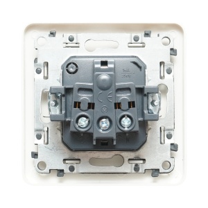 Priza schuko alba incastrata 220V, 16A, PC 80x80mm, DISRP50 - Img 4