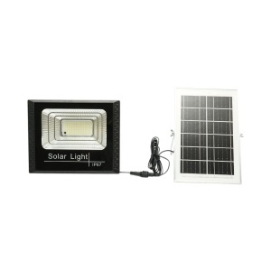 Proiector LED 60W, 6500K cu panou solar 6W, baterie LiFePO4 5000mAh si telecomanda IP67 Breckner Germany, BK00611 - Img 2