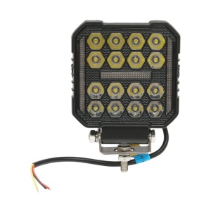 Proiector patrat LED cu DRL 9-80V, 48W alb-galben, carcasa aluminiu 103x103x33mm IP67 Breckner Germany, BRECKNER GERMANY, DISPV94