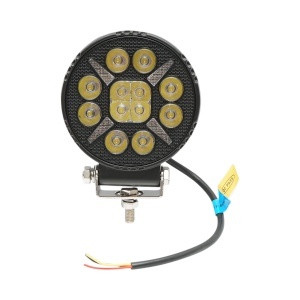 Proiector rotund LED cu DRL 9-36V, 22W alb-galben, carcasa aluminiu 108x108x38mm IP68 Breckner Germany, BRECKNER GERMANY, BK91004