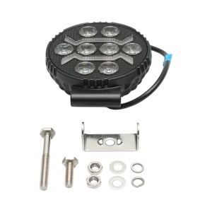 Proiector rotund LED cu DRL 9-80V, 17W alb-galben, carcasa aluminiu 108x108x38mm IP67 Breckner Germany, BRECKNER GERMANY, DISPV93 - Img 2
