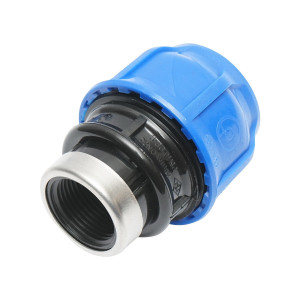 Racord compresiune, cu filet interior, D40mmx1 toll, PN16, pentru sisteme irigatii, Cod: DISLV54, Poelsan - Img 2
