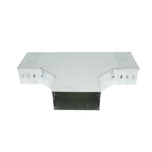 Ramificatie T orizontala din otel galvanizat pentru jgheab 100x200mm, DISMK62