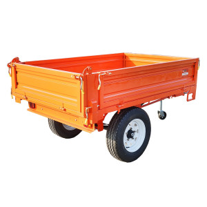 Remorca 1.5T basculabila cu instalatie electrica o singura osie si anvelope 185R14,Cod: 40TH217, Brand: THOR - Img 3