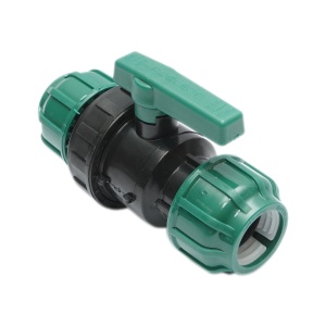 Robinet mufa cu bila compresiune D40x40mm, PN10, pentru sisteme de irigatii, Cod: DISLU87, Brand: Poelsan - Img 3