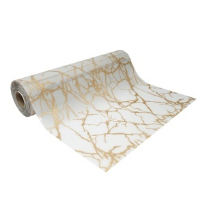 Rola folie protectie masa decorativa PVC siliconizat 0.8x20m, grosime 1.2mm, model marmura Breckner Germany - Img 6