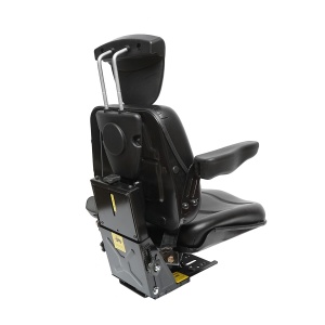 Scaun pentru tractor negru, reglabil cu cotiera, tetiera si centura, reglabil pe inaltime, Cod: DISLW19 - Img 3