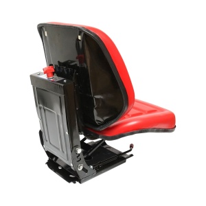 Scaun universal rosu cu reglaj triplu si amortizor pentru tractor U-445, Cod: DISBV56R, Brand: BRECKNER GERMANY - Img 4