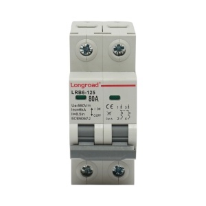 Separator, intrerupator de suprasarcina automat 2P, 80A, 550VDC Longroad, DISEX19