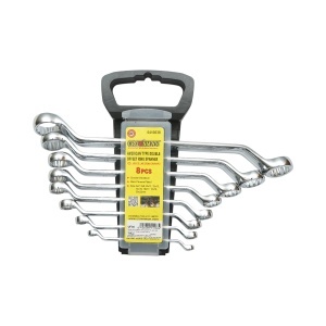 Set chei inelare cotite 6-22mm Cr-V 8 piese Crownman, DISUF36