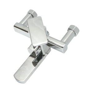 Set dus multifunctional de perete cu dus de mana, pipa cada, dus dreptunghiular, cartus ceramic, crom lucios, Cod: DISSY40 - Img 6