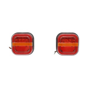 Set lampi spate LED remorca/camion 12-24V 97x95x34 Breckner Germany, BK78879 - Img 1