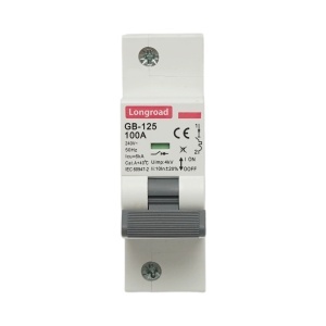 Siguranta automata intrerupator MCB 1P, 100A 240VAC, 6kA Longroad, BK79229