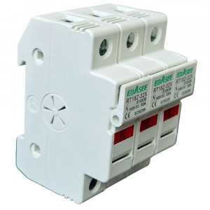 Soclu sigurante fuzibile, 3P, 16A, DC1000V, cu indicator LED, Ebasee - Img 3
