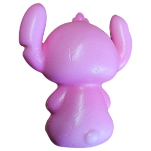 Squishy Stitch Roz – 10 cm, Jucărie Antistres Drăgălașă - Img 2