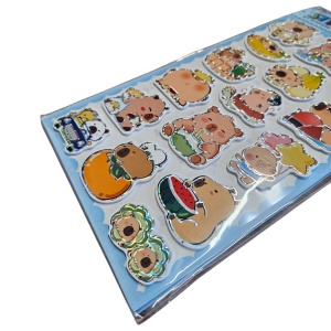 Sticker 3D Capybara – 21 cm, Decor Autocolant Adorabil - Img 2