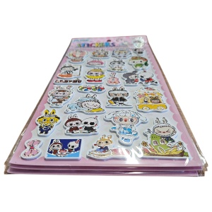 Sticker 3D Labubu – 21 cm, Model Drăgălaș pentru Decor - Img 4