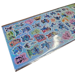 Sticker 3D Stitch – 21 cm, Decor Autocolant Colorat - Img 2