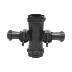 Supapa robinet distribuitor in cruce 50x28mm pentru sisteme de irigatii, DISVC82