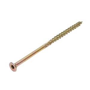 Surub pentru lemn autofiletant cu capac inecat 8x160mm tip torx TX40, 50 buc/cutie, Cod: DISSW18 - Img 2