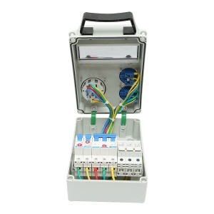Tablou grup premiu organizare santier 1x415V/32A, 2x230V/16A, 260x170x140mm IP44/66 SUNTREE , Cod: DISPK22, Marca: SUNTREE - Img 2