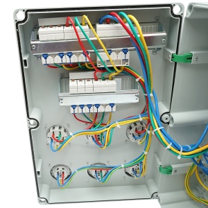 Tablou grup prize organizare santier 3x415V/32A, 3x250V/16A, 10 module, 540x360x180mm IP67 SUNTREE, Cod: DISPK20 , Brand: SUNTREE - Img 6