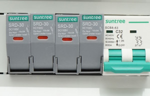 Tablou sigurante 8 module, echipat monofazat pentru sisteme 3-6KW, Cod: DISLW83, Brand: SUNTREE - Img 2