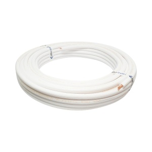 Teava cupru izolata 3/8 (9.52mm), grosime perete 0.70mm, izolatie 6mm pentru instalatii aer conditionat 50m/rola, Cod: DISTT91 - Img 1