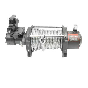 Troliu hidraulic, complet, cu telecomanda, cablu otel, tensiune alimentare 12V, sarcina maxima 6T (13300lbs), Cod: DISGT77 - Img 3