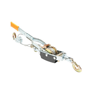 Troliu manual cu clichet 4T, tambur si cablu otel grosime 5.5mm, lungime 3m Hoteche, HOTECHE - Img 2