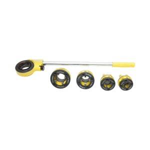 Trusa filiere 1/2, 3/4, 1, 1-1/4 inch BSPT cu clichet pentru tevi , Cod: DISPN60 , Brand: CROWNMAN - Img 3