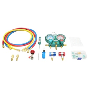 Trusa verificare si incarcare instalatii aer conditionat auto, freon R22, R32, R134a, R410a , Cod: DISMW34, Brand: AUTOSPEED - Img 4