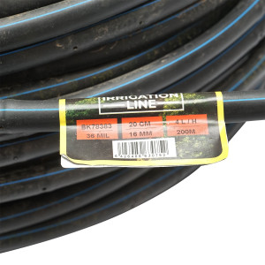 Tub picurare apa, rola 200M 4L/H, D16mm. pas 20cm, Cod: BK78383, Breckner Germany - Img 3
