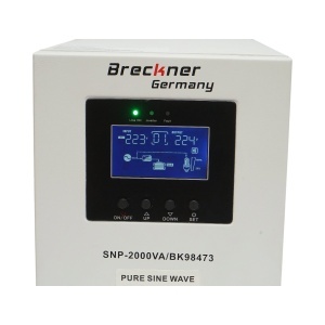 UPS cu invertor centrala termica 1500W/2000VA, unda sinusoidala pura 24V/230V, 1 priza schuko, afisaj LCD, AVR Breckner Germany, BK98473 - Img 8