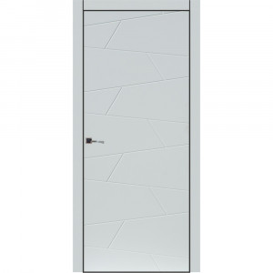 Usa interior, T04, lemn & mdf, 80x200cm, alb mat, reversibila, Doors
