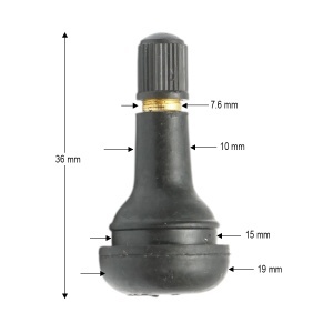 Valva roata tubeless 36mm TR412, DISRW33