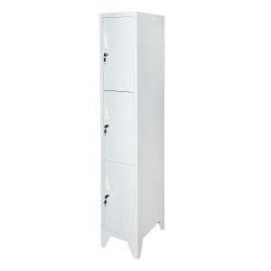 Vestiar, dulap metalic cu 3 usi securizate 1700x300x450mm, Cod: BK78301, Echivalență: DISLP74, Breckner Germany - Img 1