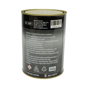 Vopsea email anticoroziva 3 in 1 pentru metal, direct pe rugina, pe baza de apa, galben sport 2000g Breckner Germany, BK00219 - Img 4