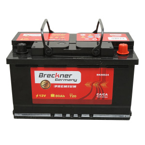 Acumulator, baterie auto 80Ah, 720A, 12V, Cod: BK88624, Brand: BRECKNER GERMANY - Img 4