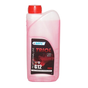 Antigel G12 rosu concentrat -42 grade 1 Kg Triol Professional, Cod: DISUL61 - Img 1