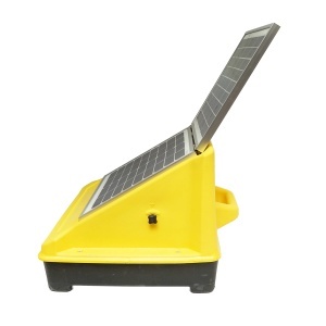 Aparat generator de impulsuri 10 Joule cu panou solar 25W si baterie 12V/25Ah pentru gard electric Breckner Germany, BRECKNER GERMANY, DISPK77 - Img 3