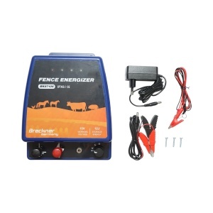Aparat generator de impulsuri 12 Joule, 12V/220V, 80 km pentru gard electric IPX6 Breckner Germany, BRECKNER GERMANY, BK87126