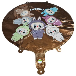 Balon Folie Labubu – 45×45 cm, Cu 2 Fețe - Img 3