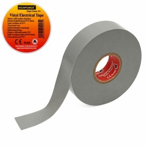 Banda izolatoare gri vinil 19mm x 20m Premium Super Power 33+ HighPower, AAB850