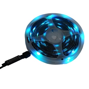 Banda LED cu telecomanda 5V, 3m, control vocal RGB, Cod: BK79089, Brand: BRECKNER GERMANY - Img 1