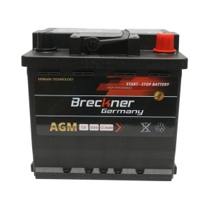 Baterie auto AGM start-stop 12V/50Ah, 680A la pornire 207x175x190mm Breckner Germany, BK69996